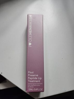 Ole Henriksen Pout Preserve Peptide Lip Treatment 12ml NEW